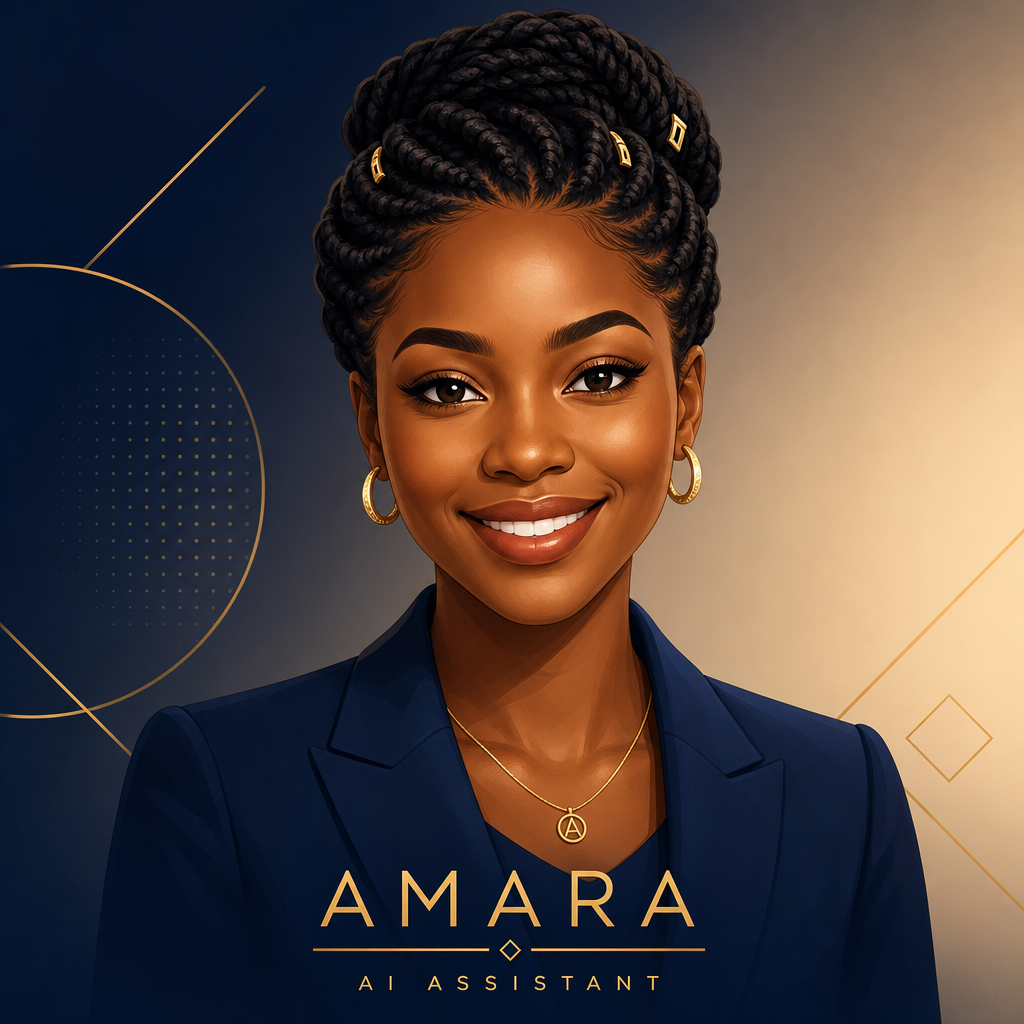 Amara, an AI assistant avatar